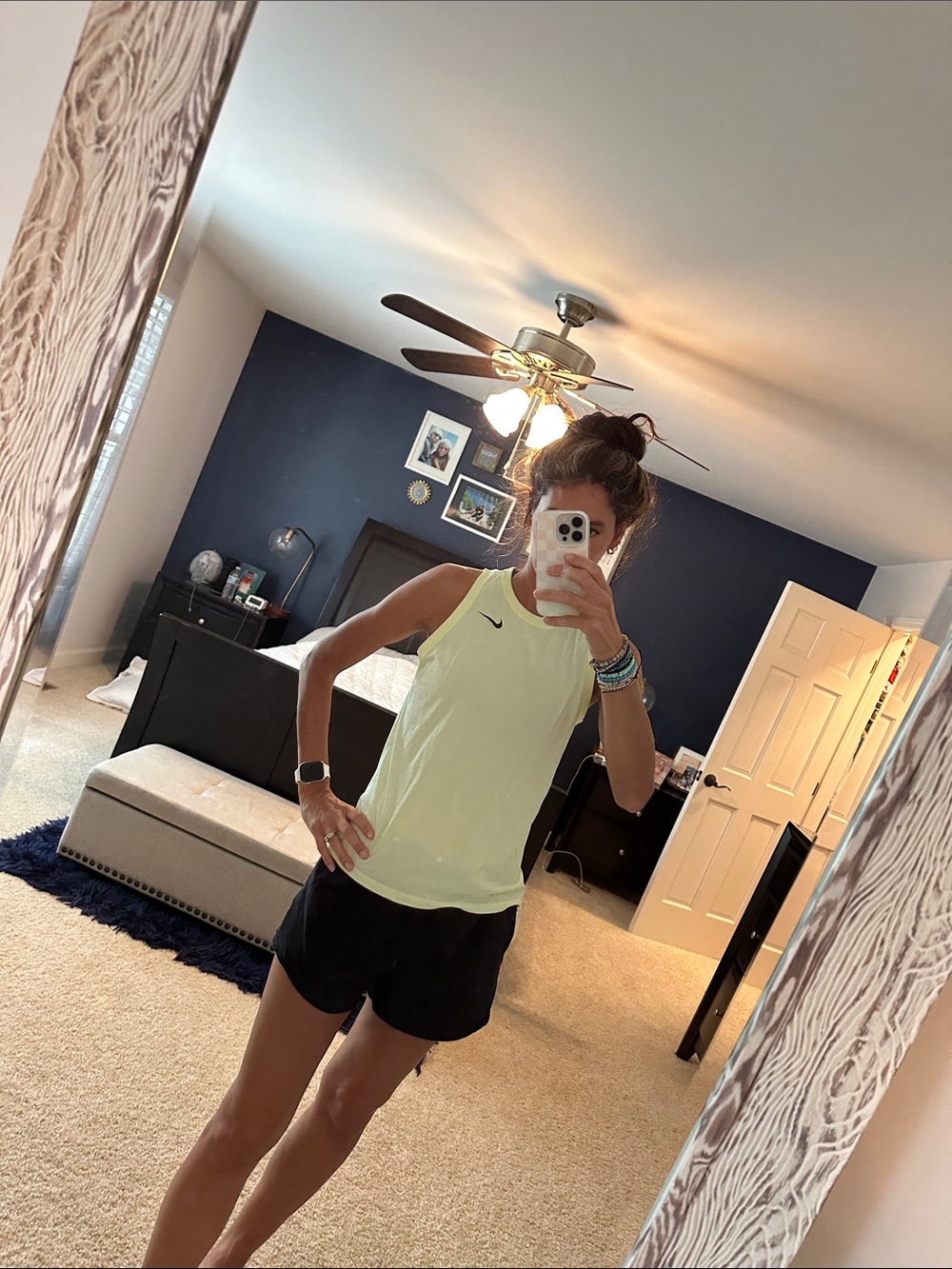 Women’s dri-fit, Nike athletic shirt size medium